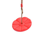 Garden swing for children flower seat with rope for tree