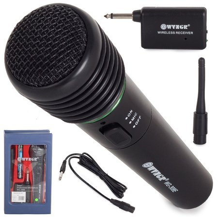 Vezeték nélküli karaoke mikrofon + állomás + kábel!
