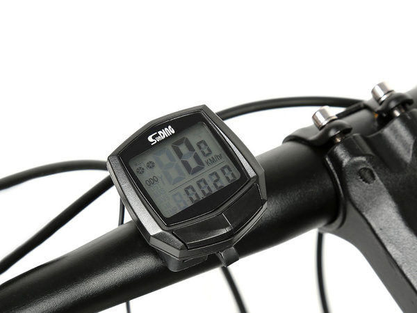 Ūdensizturīgs velosipēdu spidometrs ar lcd