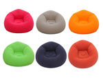 Inflatable seat pouffe velour chair light soft comfortable relaxation