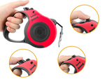 Automatikus lanyard kutyák kutyák keresztünk blokkolása erős, keverenyes tekercs 5m 15kg