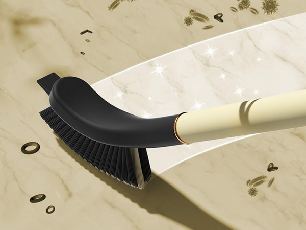 Szczotka do czyszczenia rowków szczelin skrobak do szorowania penseta 2w1