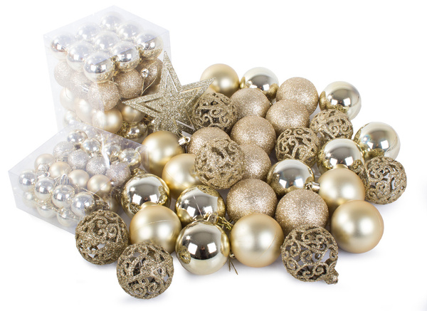 Têtes de sapin de noël 6/4/3 cm kit 100 pièces