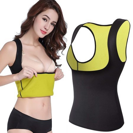 Women's neoprene fitness shirt for weight loss