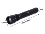 Linterna táctica bailong zoom potente cree xhp50