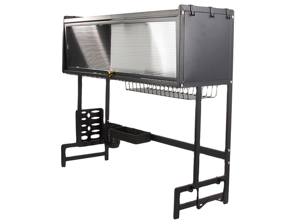 Trockner für geschirr, teller und besteck grosser abtropfbecken schrank organiser 85 cm