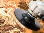 Wood-grinding disc carving angle planer