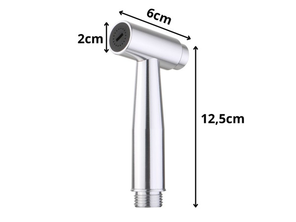 Bidet hand shower with pressure button metal for bidet toilet