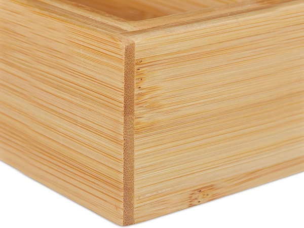 Insert de tiroir organisateur de couverts de cuisine en bambou 8 compartiments xl