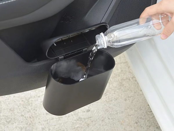 Car bin mini bin for car door flap