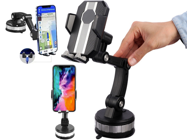 Support de téléphone pour voiture pare-brise cockpit solide gps au pare-brise