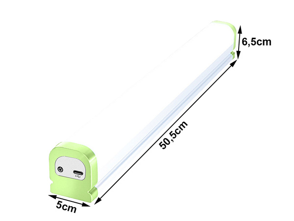 Led töökoda lamp magnet konksuga universaalne laetav aku powerbank