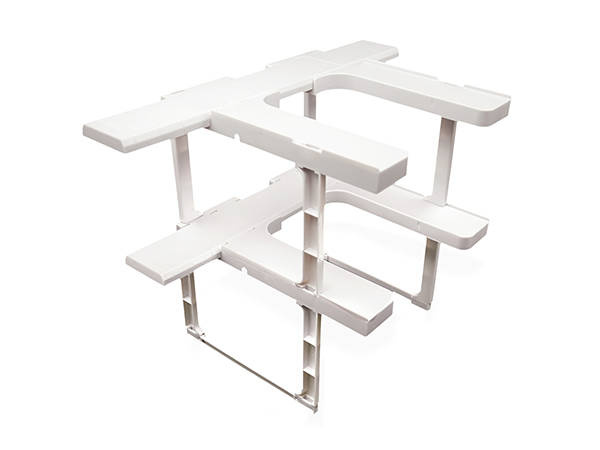 Bin organiser kitchen cupboard shelf