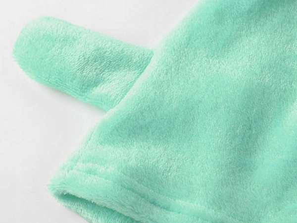 Cálido pijama de mujer de dos piezas con capucha de felpa suave corto xl