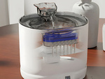 Fântână de băut pisică câine castron automat + filtru 2l senzor de mișcare