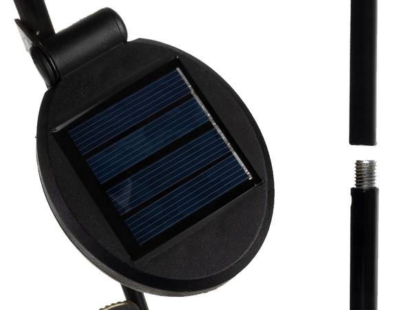 SOLĀRA LAMPA DĀRZA PAW LED UZSTĀDĀMA DĀRZA DEKORĀCIJA SILTA KRĀSA