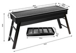 Reisigrill kaasaskantav kokkupandav kohver söe kämpingus bbq suur