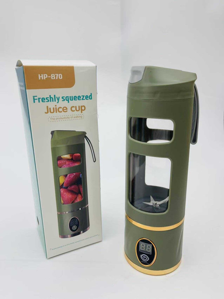 Blender mit behälter, tragbarer becher, elektrischer mixer, usb, 8 klingen, smoothie