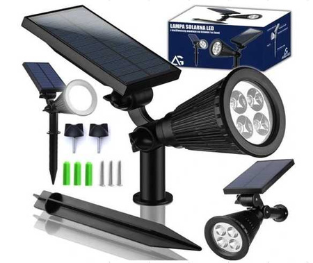 LÁMPARA SOLAR 4 LED (40)