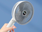 Ventilador de escritorio de pie clip de 3 velocidades inalámbrico de mano