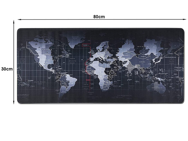 Harta lumii pentru birou 80x30 mousepad