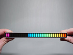 Usb leds sonido respuesta multicolor neon rgb led tira parpadea 18 modos