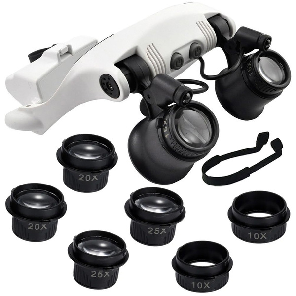 Kellameistri suurendusklaas remont 2 led 25x