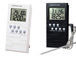 Küchenthermometer sonde lcd-uhr für fleisch