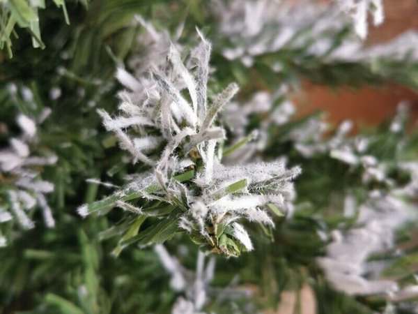 Mesterséges karácsonyfa hó kicsi 50cm asztali dekoráció