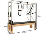 PILATES-ÜBUNGSBETT REFORMER FITNESS-TRAININGSGERÄT