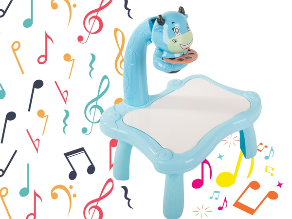 Zpětný projektor kreslicí stůl tabule fixy pro děti fixy