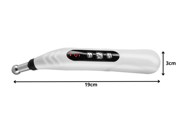 Akupunktúrás masszírozó toll elektrostimulátor 5 tippek lcd készlet