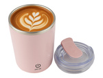 Mug automatiquement mélangeur 350 ml thermos en acier pour boissons chaudes et froides lanière usb
