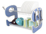 Dishwasher drying rack double-decker