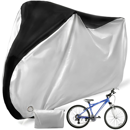 Protective water-resistant bike cover 200x110 cm solid