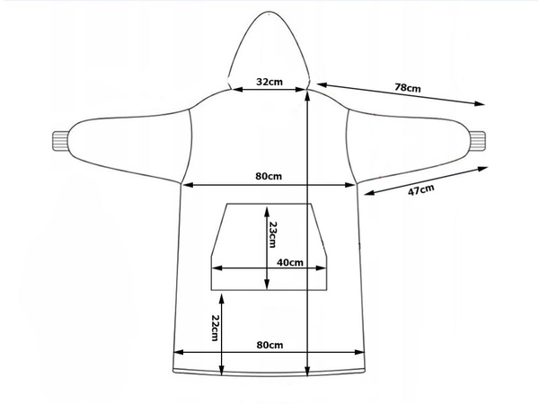 Sweat-shirt chaud pour chien couverture oversize xxl 2in1 fourrure épaisse douce avec capuche