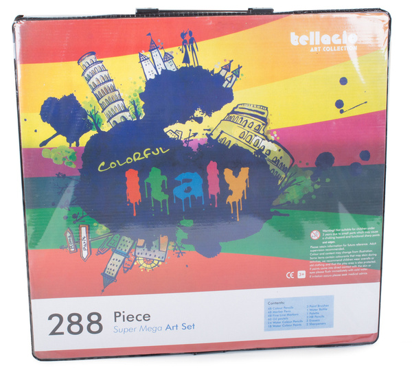 Művészeti festőkészlet tartószerűen 288 db