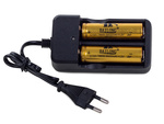 Dual 18650 battery cell charger