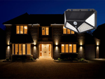 Lampe solaire 100 led avec capteur de mouvement crépusculaire
