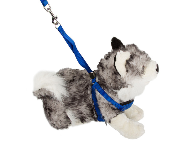 Lesă cu bretele ham ușor pentru câine pisică puternic