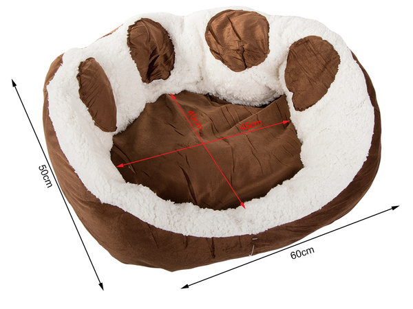 Fluffy dog bed cat bedding soft cushion couch bedding 60cm