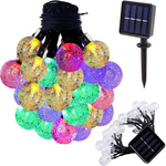 Garden garland lights 20 led solar multicolour