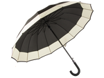 Elegancki duży parasol rządowy mocny xxl antypoślizgowa rączka automatyczny