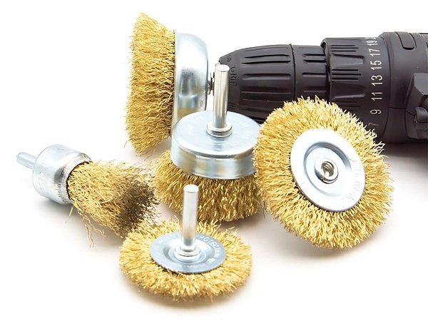 Messingdrahtbürsten für schraubendreher satz mit 5 stück verschiedene grössen