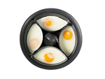 Tojásfőző betét 2 az 1-ben konyhai robotgéphez, 6 tojás befogadására alkalmas kosárral