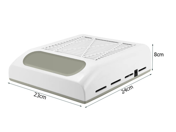 Dépoussiéreur de manucure à cassette sans sac 80w avec filtre