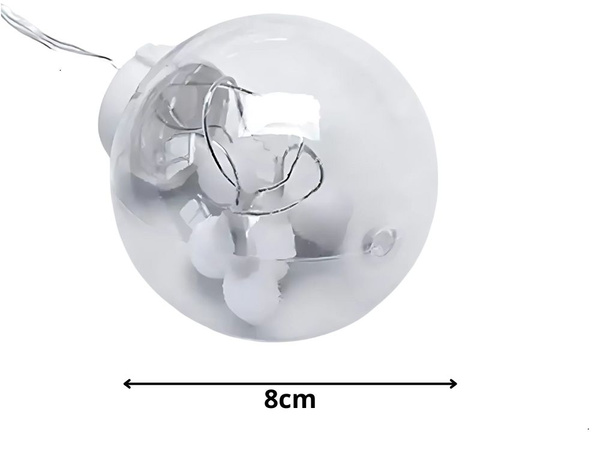 Lumini cortina festive ghirlanda bauble decorare 138 condus cald culoare ip44
