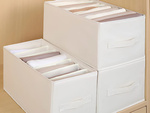 Kleiderorganisator unterwäsche hose schublade kleiderschrank socken weiss