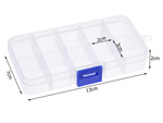Boîte d'organisation à vis 10 compartiments