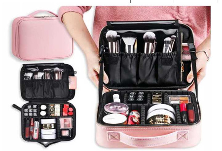 GEANTĂ TIP CASSETĂ COSMETICE NEAGRĂ (20)